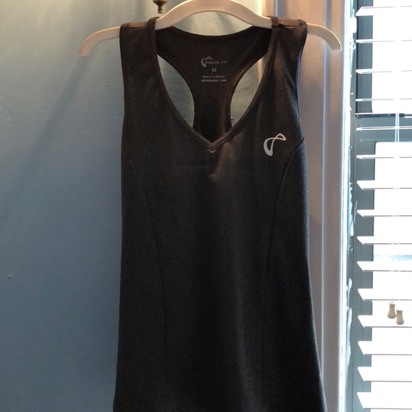 Gray Athletic DNA Razorback Tank - Picture 2 of 2